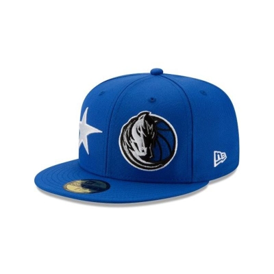 Dallas Mavericks Gorra | New Era NBA Double Hit 59fifty Fitted Cap Mexico - Azules